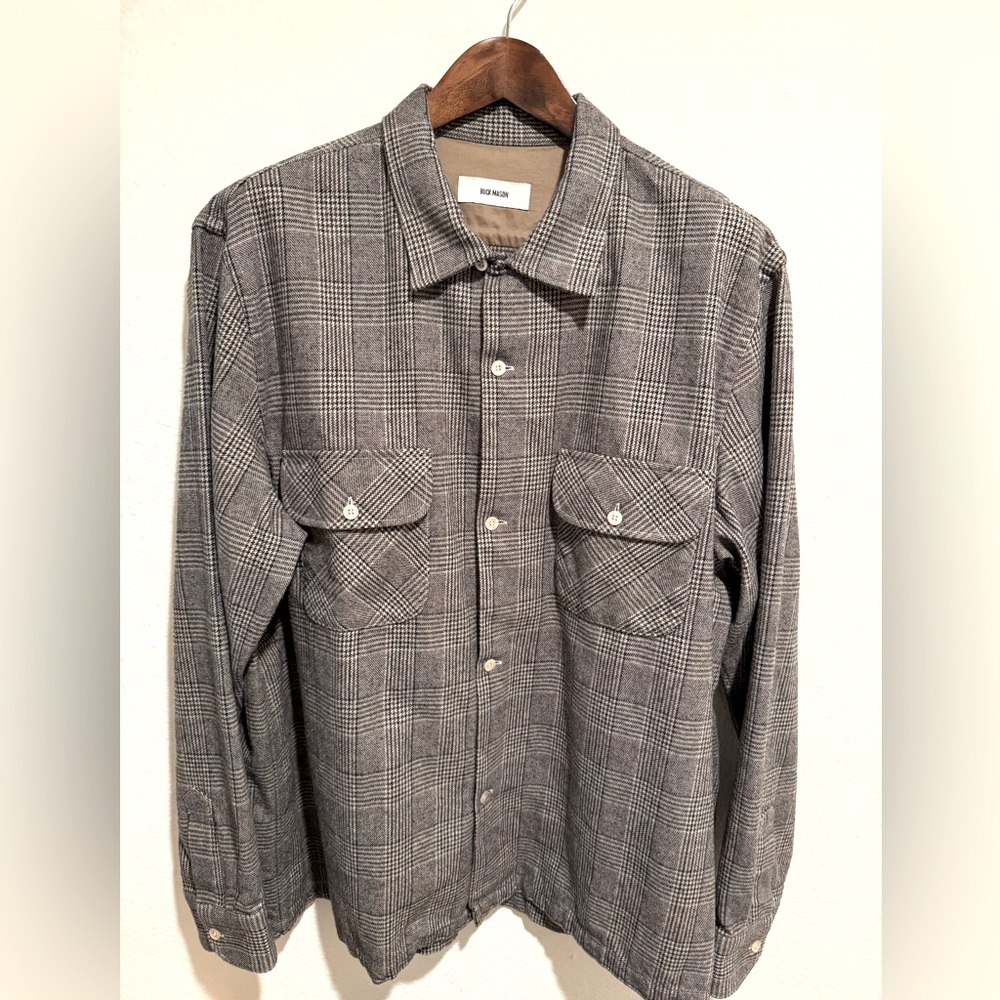 Buck Mason Glen Plaid Shirt